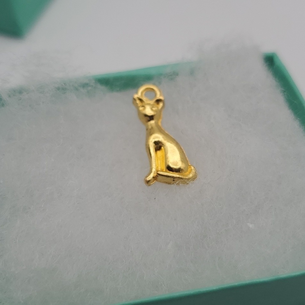 Stoic‎ kitty cat charm